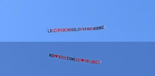 Aerei per gli ex concorrenti Blu Barbara, Nicolò e Ibiza 