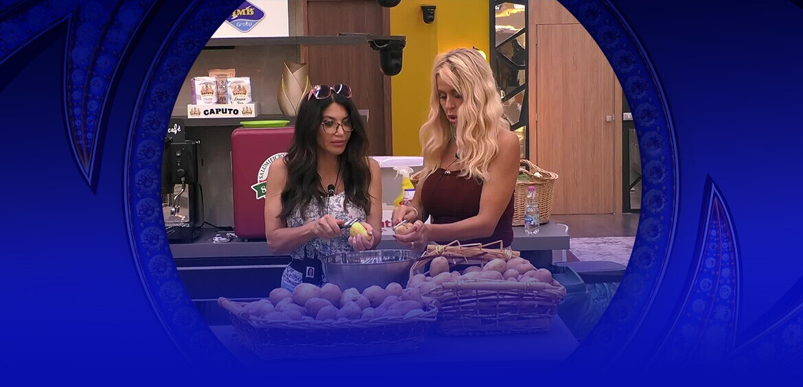 Sondaggio social: Carmen e Valeria dovranno sbucciare 30Kg di patate