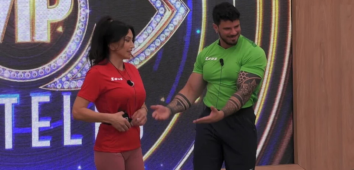 Carmen e Danto personal trainer della Casa