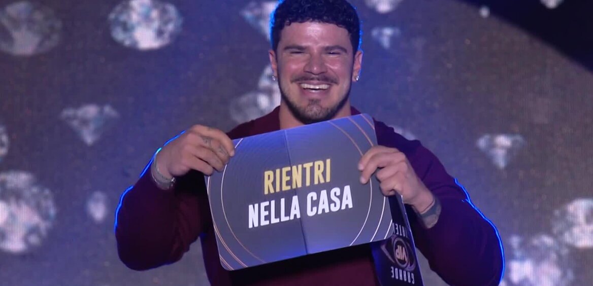 Danto rientra nella Casa con il biglietto di ritorno