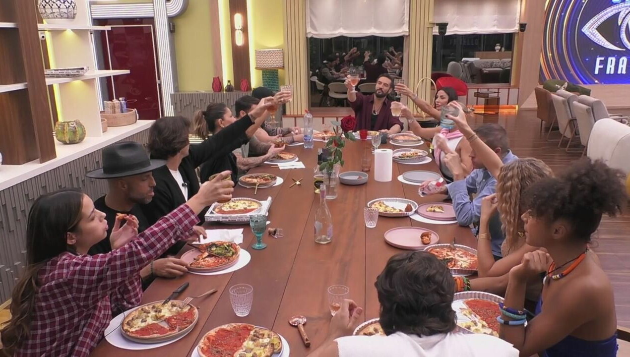 Delle buone pizze per i VIP...con sorpresa&agrave;