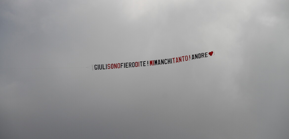 Il primo aereo di Giulia