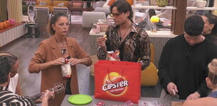 Un po' di croccantezza per l'aperitivo dei concorrenti